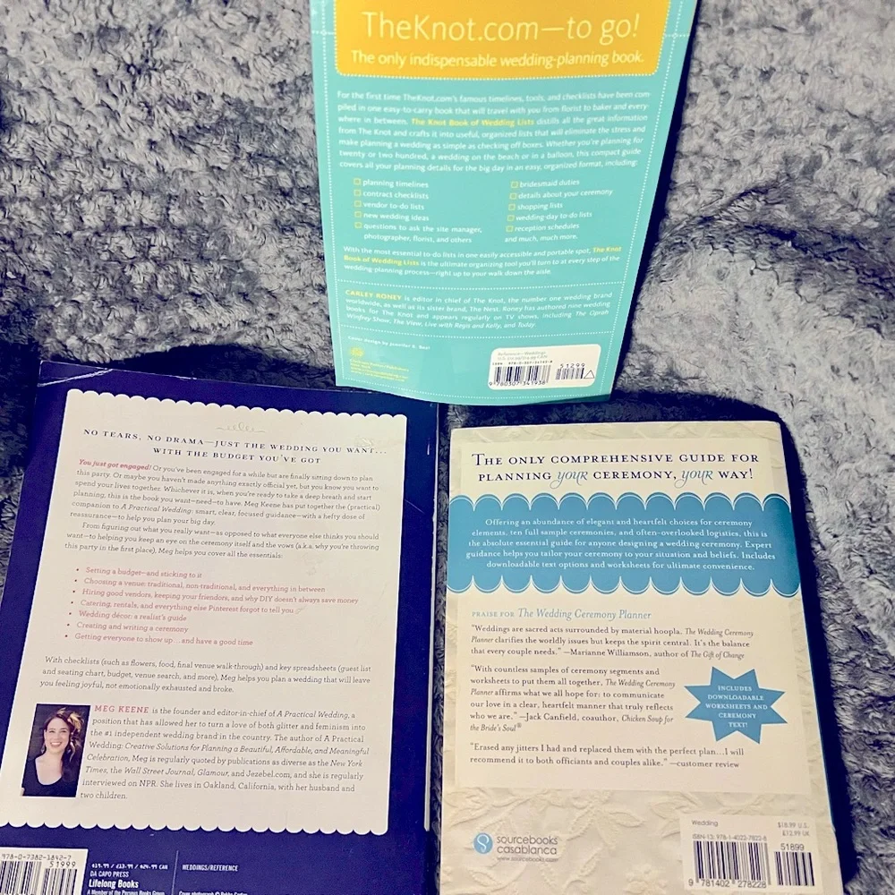 Wedding Planner Book Bundle, 3 pack
